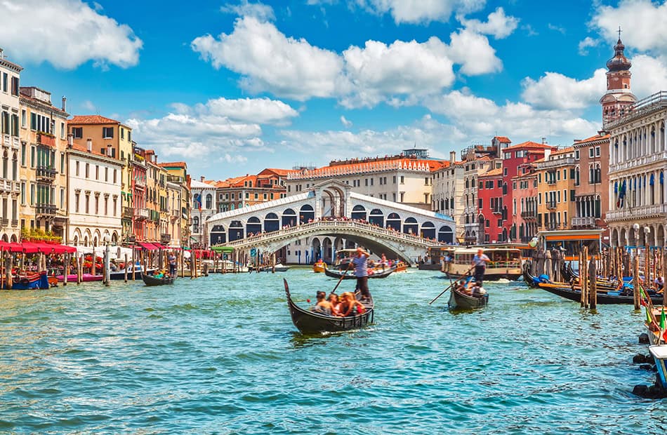 Take a ride in a gondola in Venice